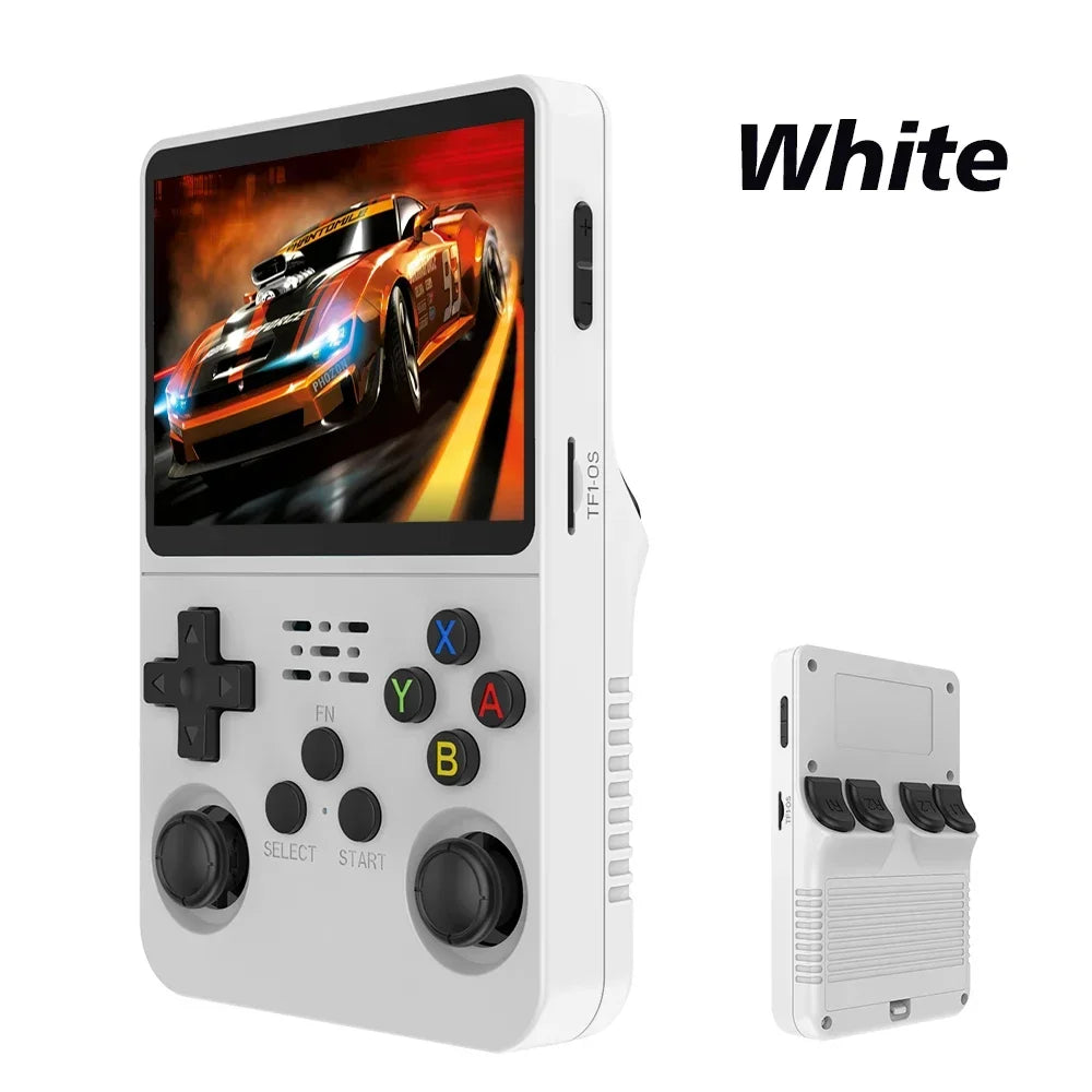 R36S Retro Handheld Game Console 64GB with 18000+ Games, 3.5" IPS Screen, Portable Linux Video Game Player, Pocket Emulator Console for Arcade, NES, PS1, GBA, MAME, and More Classic Games