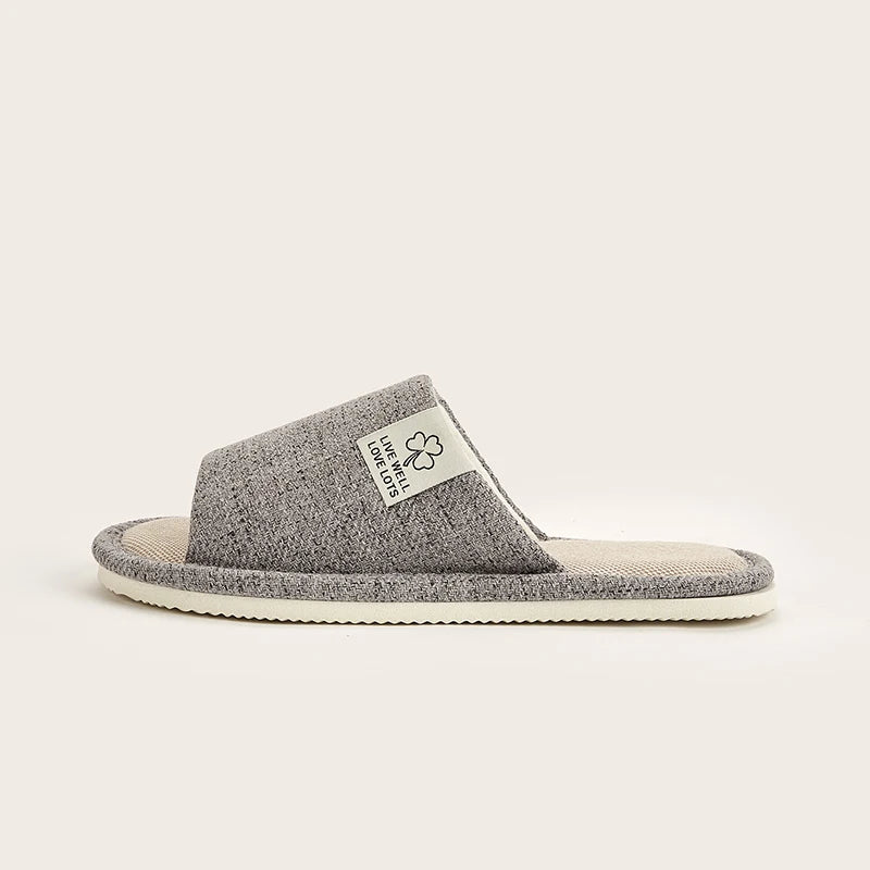 Home Linen Bedroom Slippers for Men in Spring&Autumn