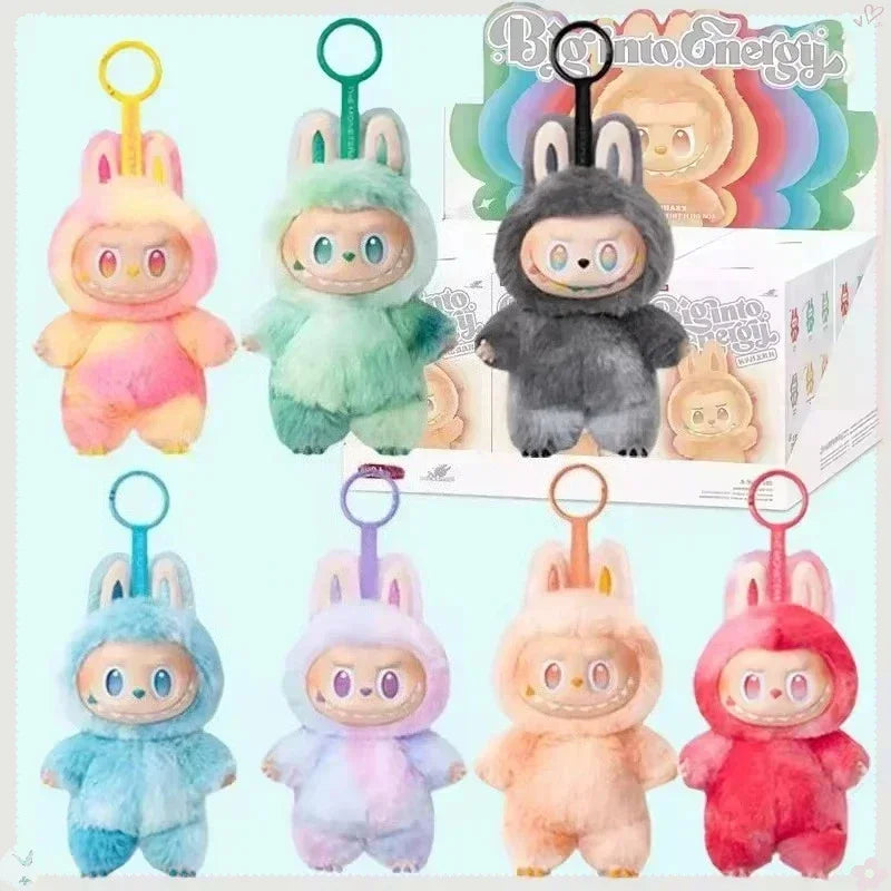 Labubu Macaron Surprise Box Plush Keychain Birthday Gift