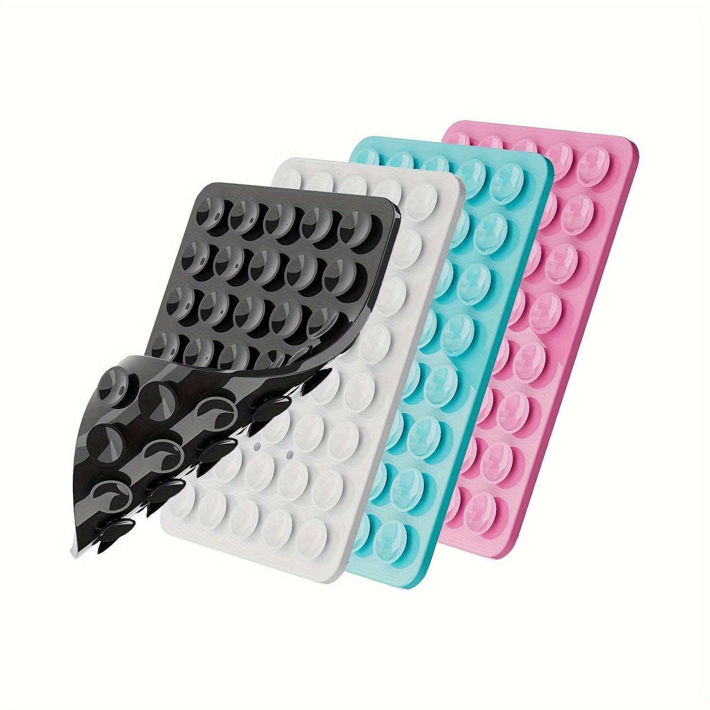 Silicone Suction Cup Phone Case Mount Double Sided, Phone Accessories Hands-Free Strong Grip Holder for Selfies and Videos, Silicon Phone Stand for iPhone and Android