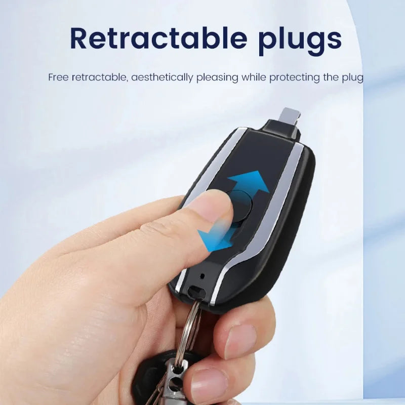 Portable Keychain Power Bank for Mobile - Fast Charging
