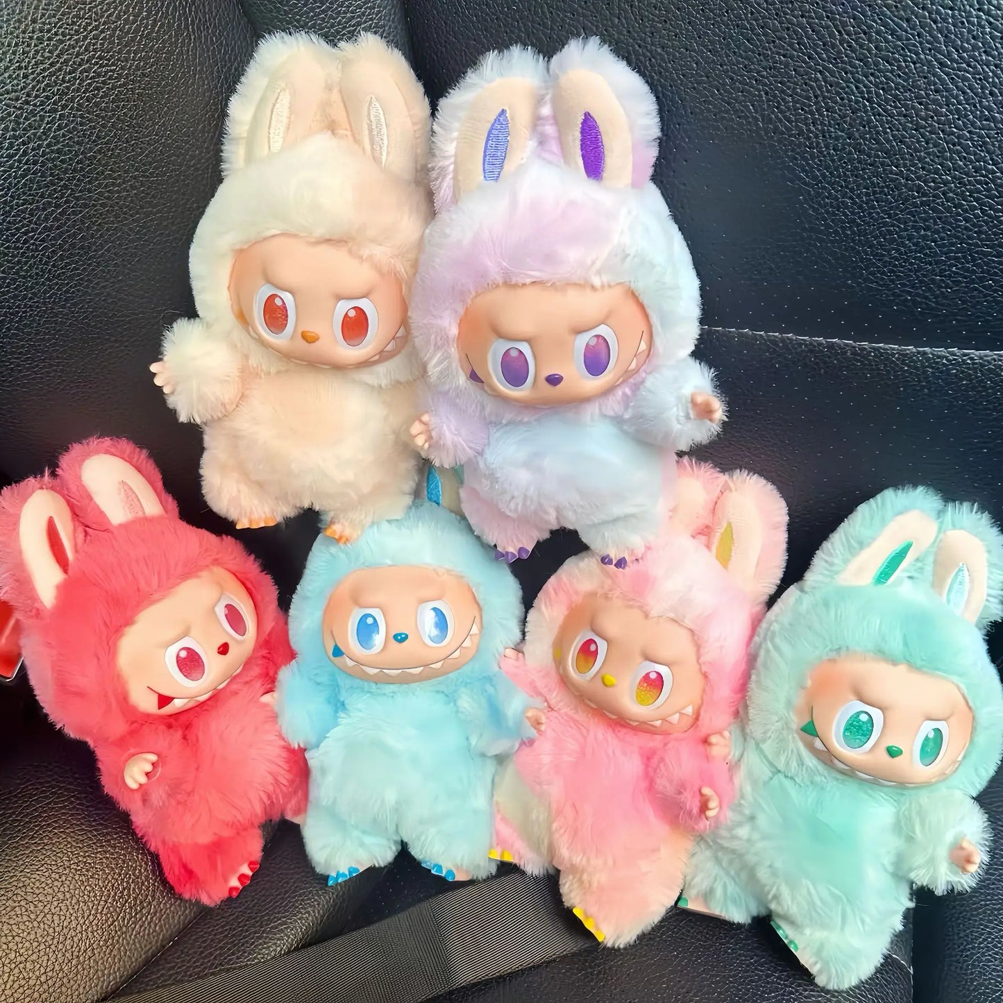 Labubu Macaron Surprise Box Plush Keychain Birthday Gift