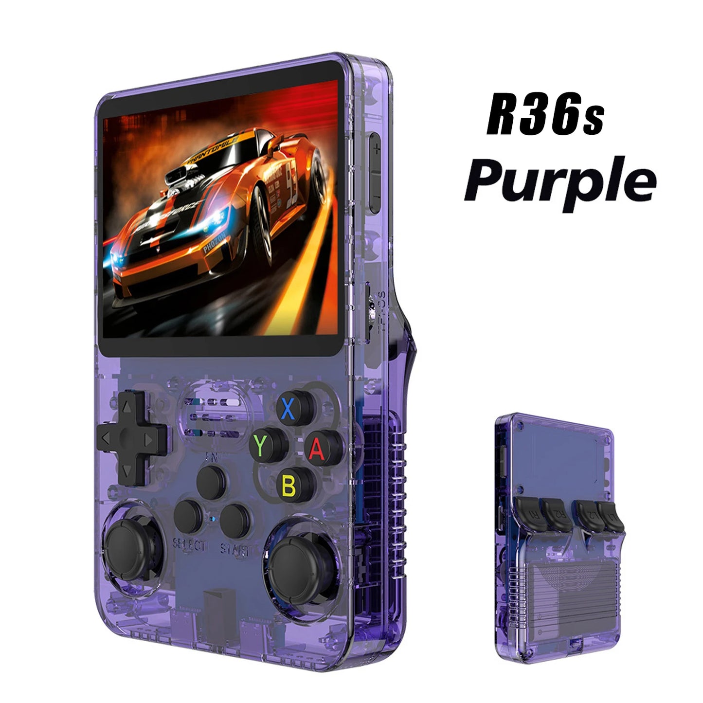 R36S Retro Handheld Game Console 64GB with 18000+ Games, 3.5" IPS Screen, Portable Linux Video Game Player, Pocket Emulator Console for Arcade, NES, PS1, GBA, MAME, and More Classic Games