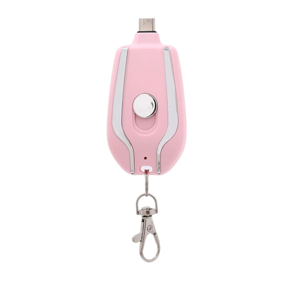 Portable Keychain Power Bank for Mobile - Fast Charging