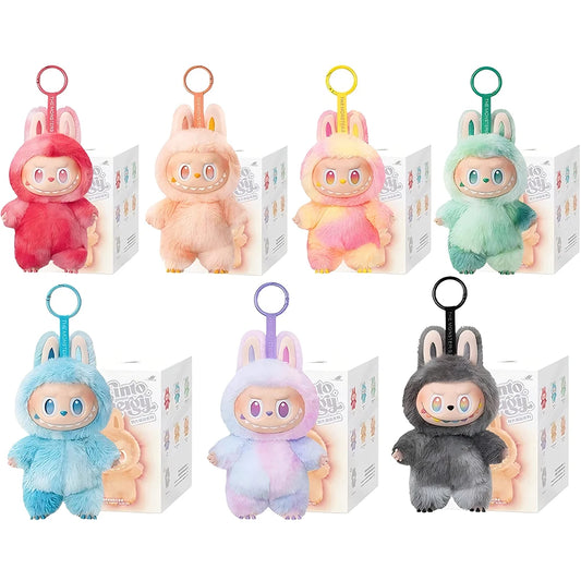 Labubu Macaron Surprise Box Plush Keychain Birthday Gift