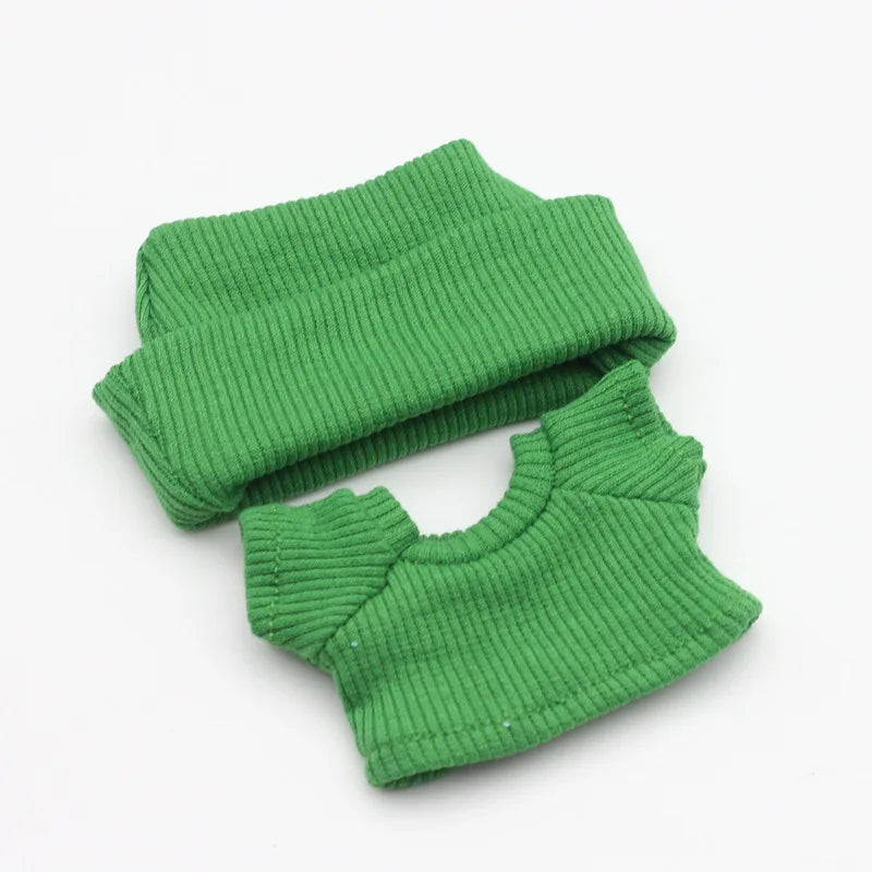 Labubu Casual T-Shirt 2 Sets - Soft Cotton Outfits for 17Cm Vinyl Dolls with Everyday Style