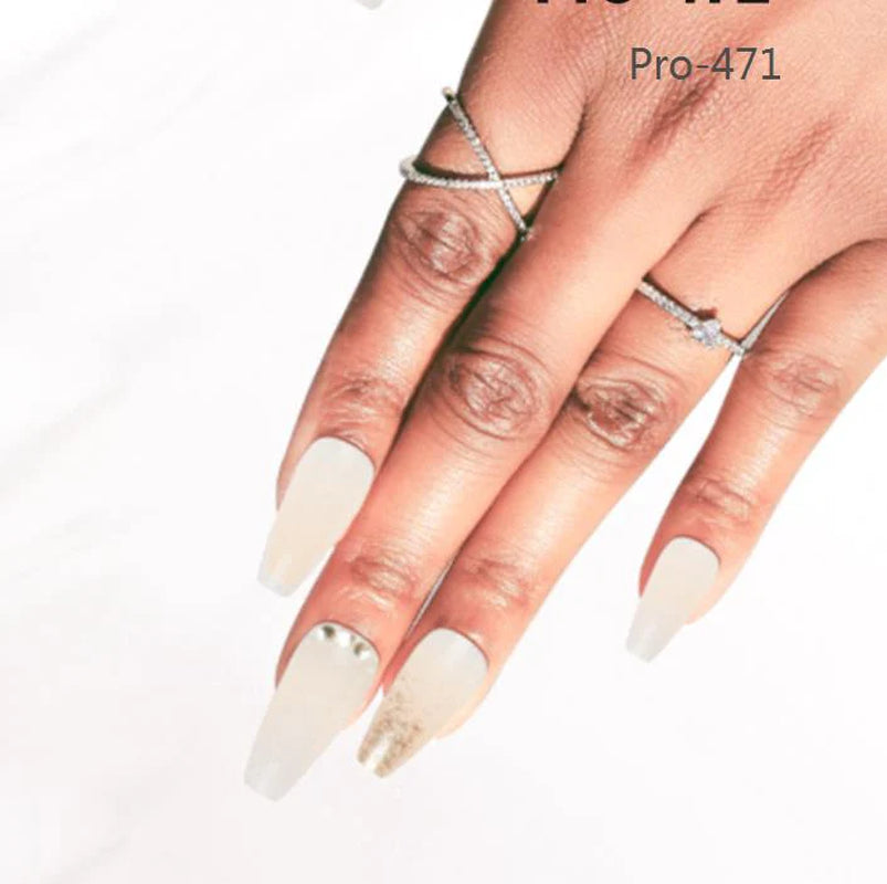 [Buy 6 Get 2]pro Mid-Length 401-500 Press on Nails 24Pcs/Sets Unique Design High Quality Reusable
