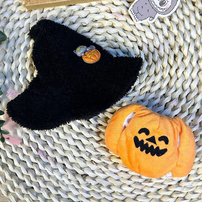 17Cm Cute Mini Plush Doll'S Clothes Outfit Accessories for Labubu Dolls Animal Style DIY Doll Clothes Accessories