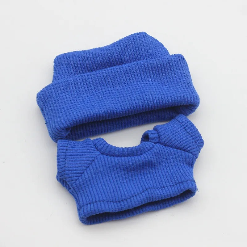 Labubu Casual T-Shirt 2 Sets - Soft Cotton Outfits for 17Cm Vinyl Dolls with Everyday Style