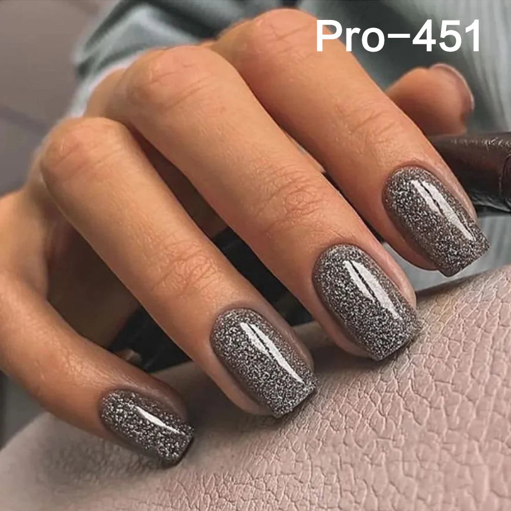 [Buy 6 Get 2]pro Mid-Length 401-500 Press on Nails 24Pcs/Sets Unique Design High Quality Reusable