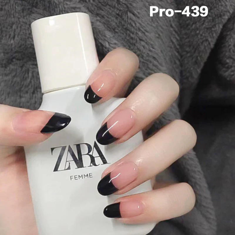 [Buy 6 Get 2]pro Mid-Length 401-500 Press on Nails 24Pcs/Sets Unique Design High Quality Reusable