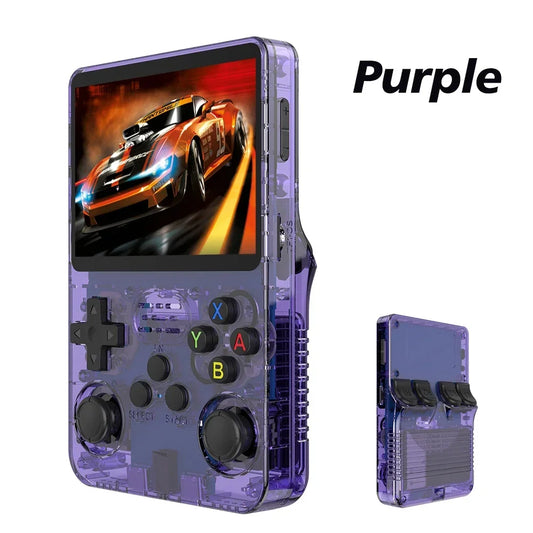 R36S Retro Handheld Game Console 64GB with 18000+ Games, 3.5" IPS Screen, Portable Linux Video Game Player, Pocket Emulator Console for Arcade, NES, PS1, GBA, MAME, and More Classic Games